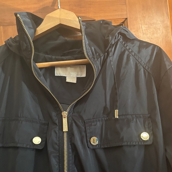 Michael Kors Navy Utility Jacket with Gold Details - Picture 9 of 14